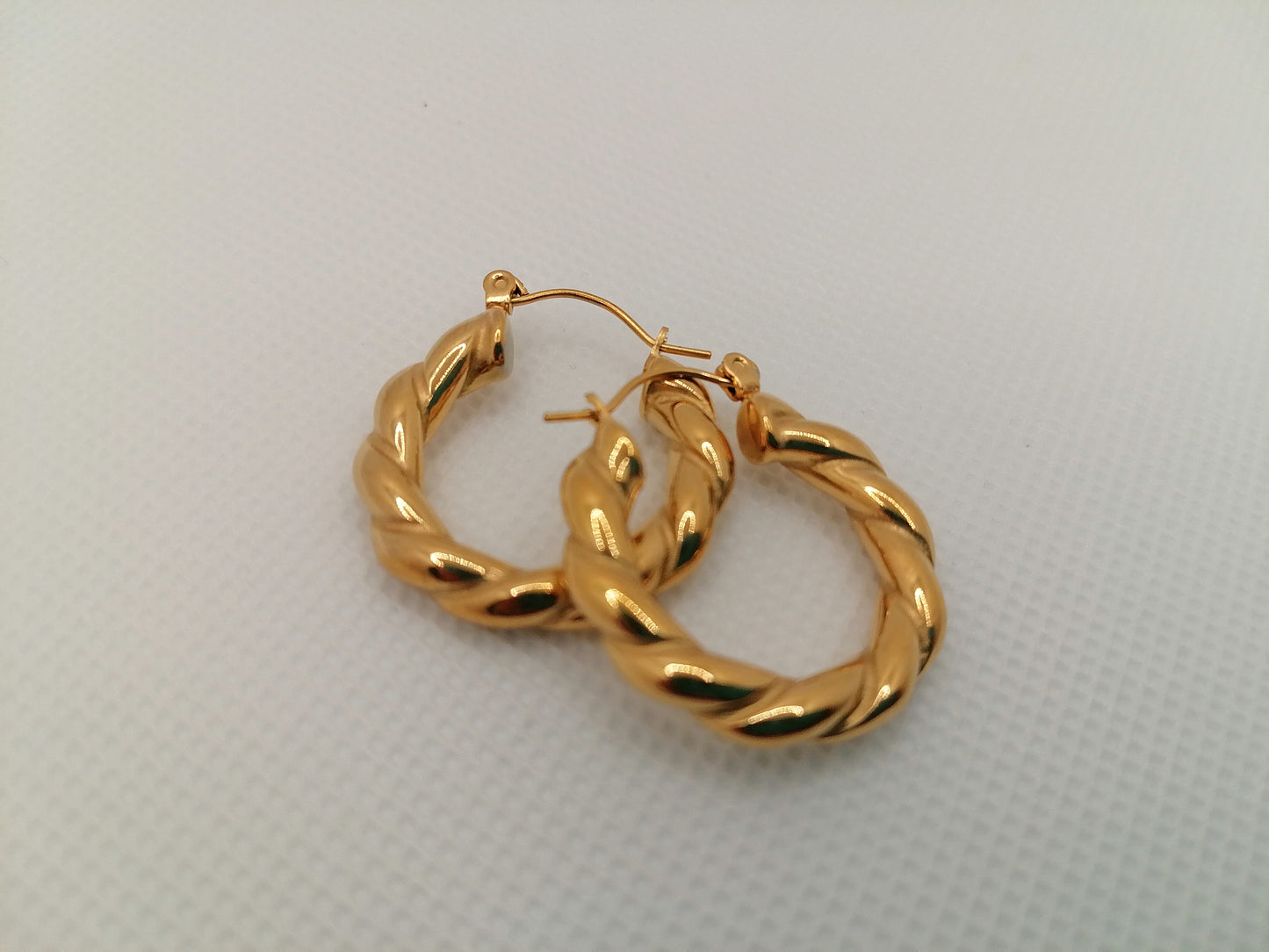 Twist and shine hoops